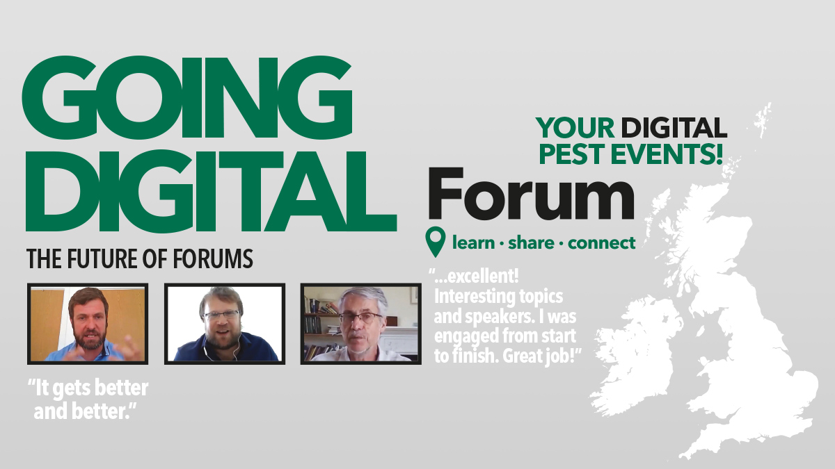 britpestcontrol's tweet photo. Adapt or die: that's how many of us had to operate when Covid-19 hit. It led to BPCA holding our first Digital Forums, which we spoke about in #PPC100. 

More: https://t.co/MxwpRFlp4l #PestControl #Covid19 #Lockdown #Coronavirus #Digital #Webinars #Forums https://t.co/a9noyFWZtY