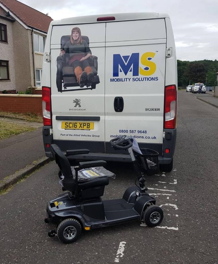 This Pride Mobility Revo 2.0 has a lovely new owner in Slamannan - Mr Benson! 

He ordered through the Motability scheme which means insurance, repairs and services are all covered - hassle free! 

Find out more about the scheme here: bit.ly/3iu9srZ