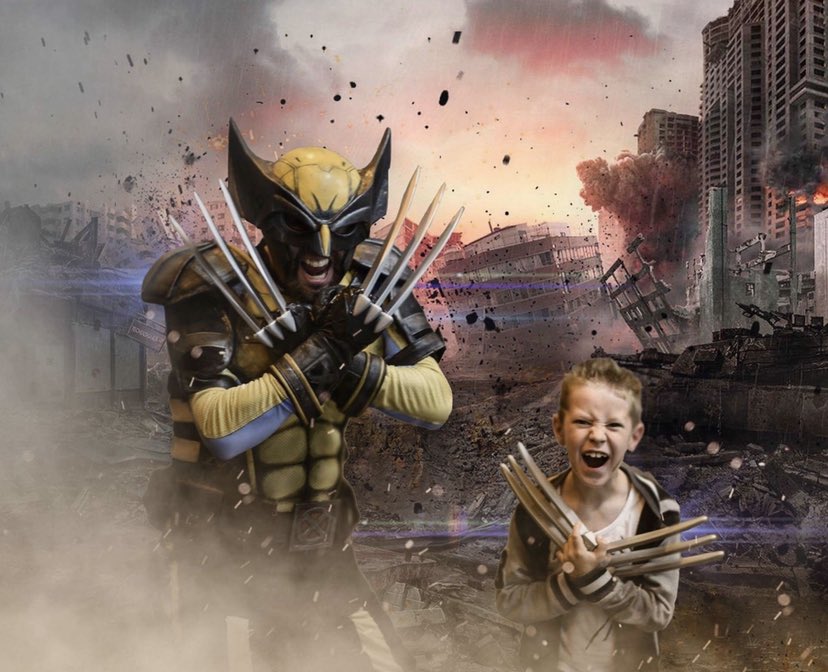 WolverSteve's tweet photo. Awww today I’m reminded of one my fave Dad and Son moments ever. 
Me and my Logan as #Xmen United ❌ from 4 years ago. 
#Team #Wolverine #FatherAndSon #BestBuddies #ForeverTogetherForeverProud 
#mybestpartnerinlifeis my son https://t.co/IayET9E2DH