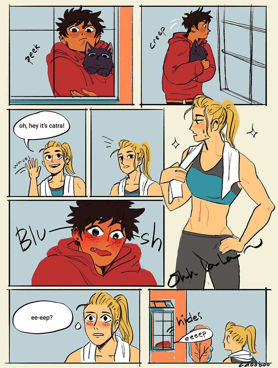 human AU wherein catradora are neighbors and melog is the best wingman catra didn't ask for
#catradora #shera #spop 