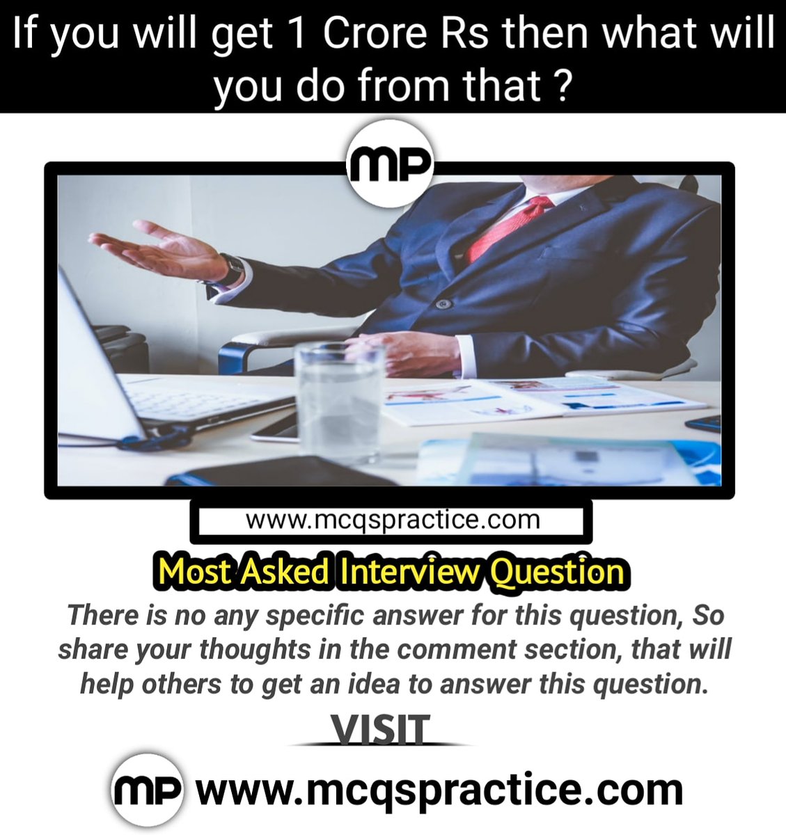McqsPractice's tweet photo. Retweet it with a comment and Share you unique thoughts about answering this question.
Category: Interview Questions 
For more:
https://t.co/tUcZcKt6TN

#pakistan  #issb #mcqs #test #pakistanforces #pakistanarmy #pakistannavy #PakistanZindabad #Pakistan4Turkey https://t.co/NRC1pZahMg