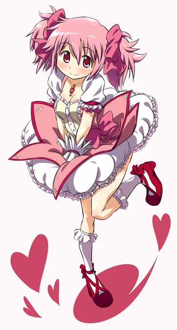 変身してポーズを決めてたらふわってなって
後ろから見たらきっとマズイことになってる
みたいな感じの、
ピュエラ・マギ・ホーリークインテットの
まどかちゃんを描きました!
#まどマギ
#マギレコ
#鹿目まどか 