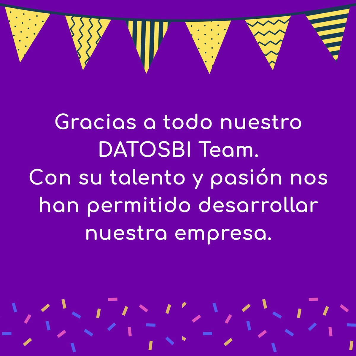 datosbi's tweet photo. 🥳🎉Estamos de Aniversario!
Mil gracias a todos por hacer de este primer año una gran aventura.
Estamos súper contentos de ayudar a impulsar con nuestro talento y creatividad la identidad corporativa de nuevos emprendimientos y grandes empresas.
#datosbi #empresas #Marketing https://t.co/uRHifjWuLj