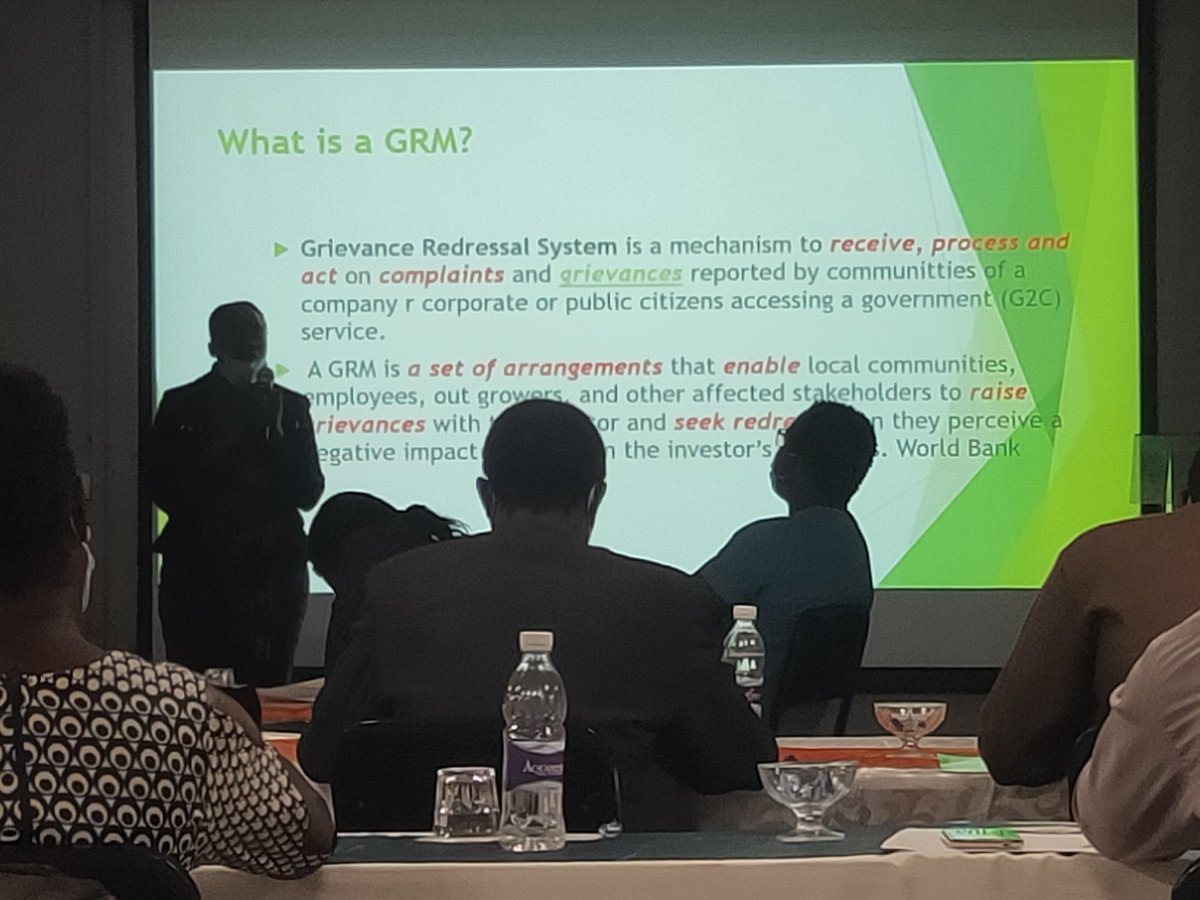 BernaMandi's tweet photo. Grievance Redress Mechanism (GRM) ensures that there is followup and compliance by stakeholders in the mining sector. #ZIMPAMI #ResponsibleInv @fadzyMislee @ZELA_Infor @nmutonhori https://t.co/9Rry5Ebu1W