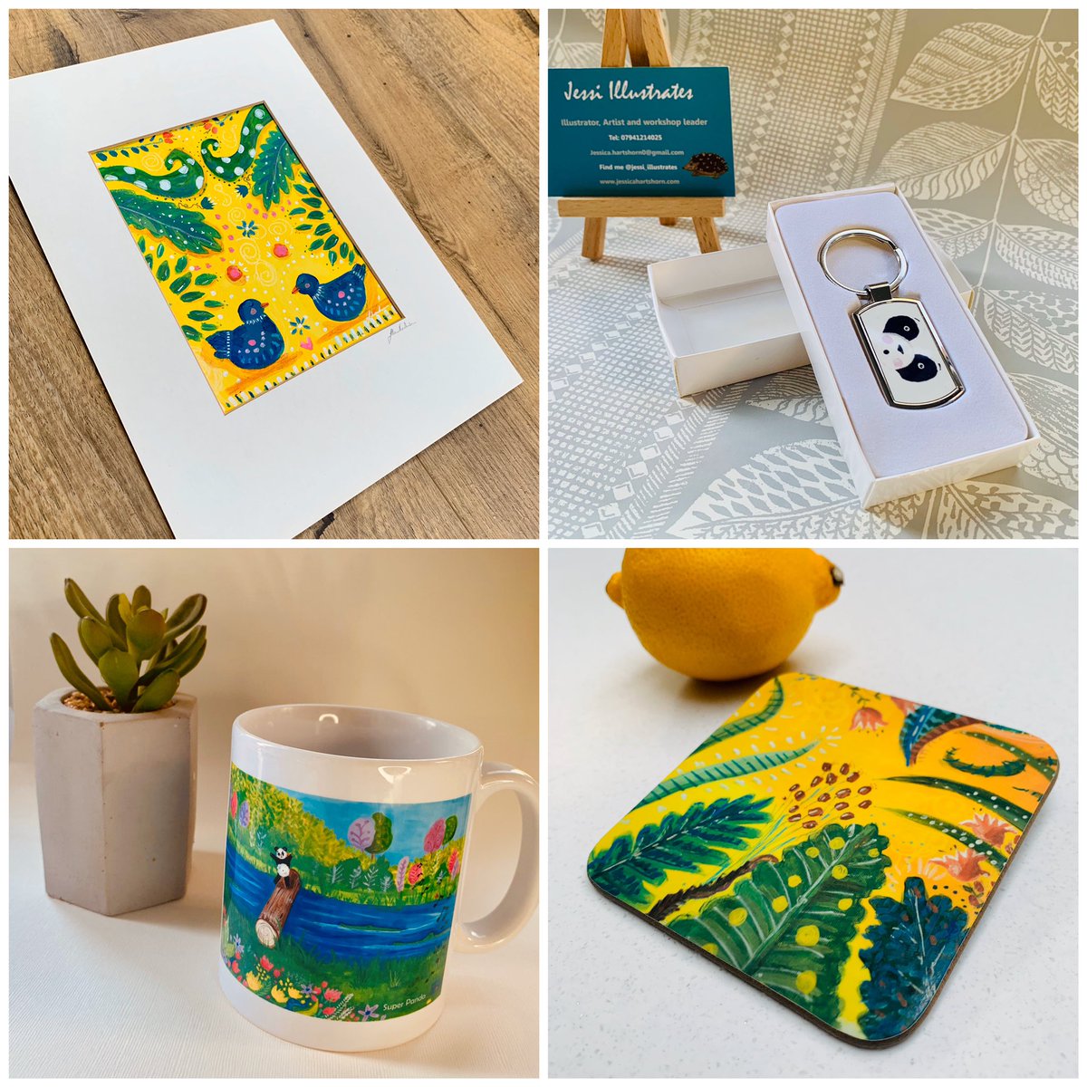 jessiillustrat1's tweet photo. Yay... it’s launched! I’m uploaded my new ‘Super Panda’ and summer ranges to my Etsy shop https://t.co/hluECAehB6
From, tea towels, key rings, coasters to orginal all. All on there now! #illustratoratwork #SmallBusiness #pandaeyes #SuperPanda @Etsy https://t.co/GBYe60EyQ1
