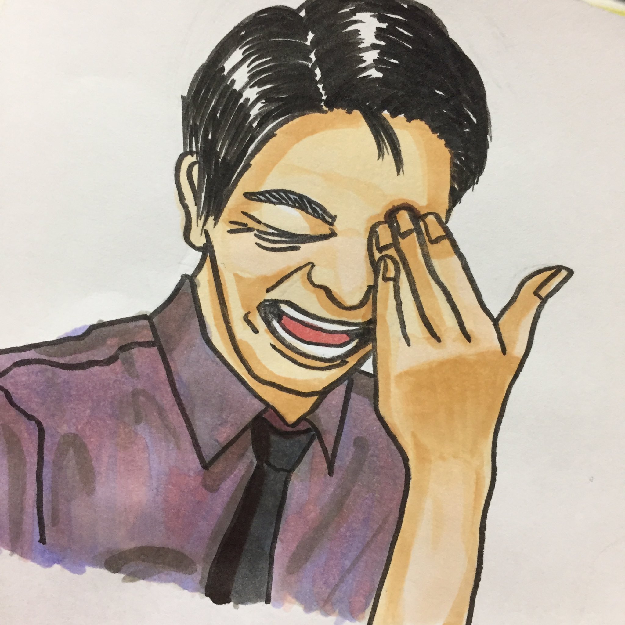 くらたに 推しが似とるんよね 似顔絵は似てない イラスト コピック 森田剛 くん 松本人志 さん T Co Whkqzun5k6 Twitter