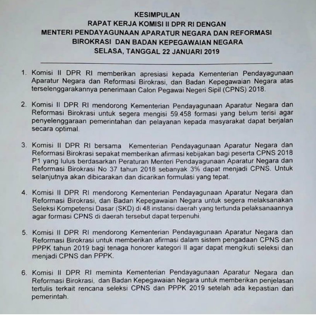 ajisubekti90's tweet photo. @tjahjo_kumolo P1TL jg ingin membawa perubahan baik untuk negeri. Mereka yg lulus SKD murni cpns 2018, bagaimana bisa yg jd PNS malah yg tidak lolos kriteria kompetisi.

Berharap @kempanrb dan @BKNgoid menepati janjinya kepada P1TL.

.

.

.

.

.

.

.

.

.

#saveP1TL #sobatBKN #asnkinibeda https://t.co/HopK6IY4Co