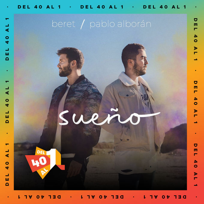 Del40al1_es's tweet photo. ¡Momento de soñar con @pabloalboran y @JavierBeret! SUEÑO suena en el #5 (+2). #Del40al1CocaCola. https://t.co/sEHPvnfw6M https://t.co/z1THuo2npe
