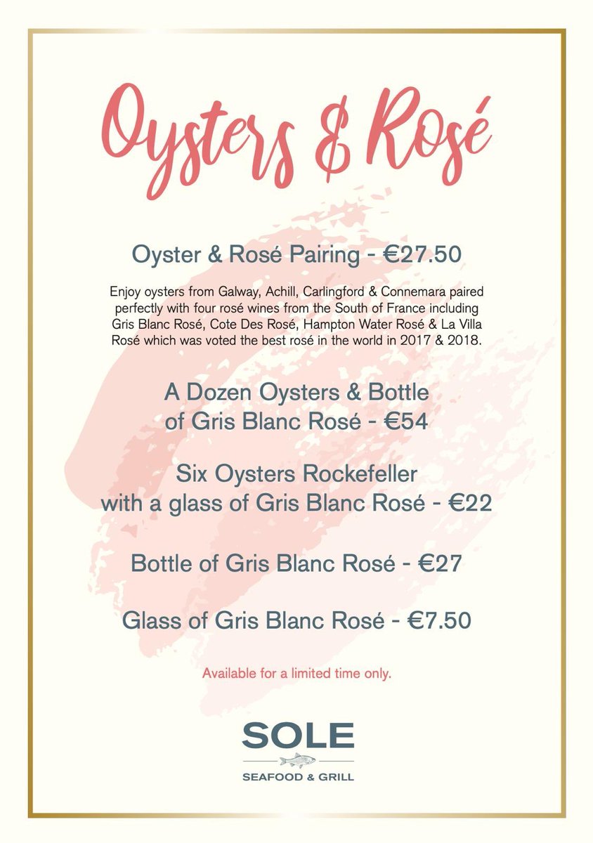 Rosé the day away with oysters and Rosé in our gorgeous outdoor dining area. The perfect way to spend a Saturday 👌🏻 Our  Oysters and Gris Blanc Rosé menu is available today and tomorrow. 

#SupportLocal #MakeABreakForIt