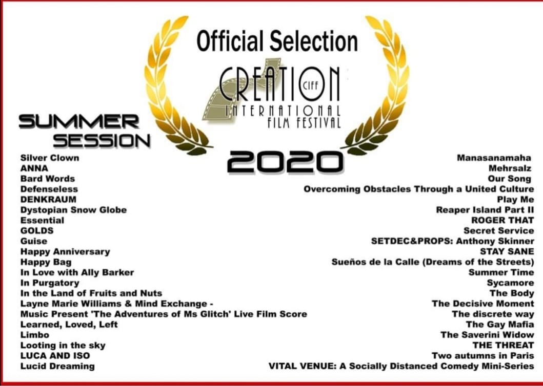 News! 12th Official selection!
The Threat has been selected by the Creation International Film Festival - Los Angeles! 🎡🇺🇲📽🎬
We are really honored, thank you to the Festival Jury and congrats to the Film cast &amp; crew!!! 👏