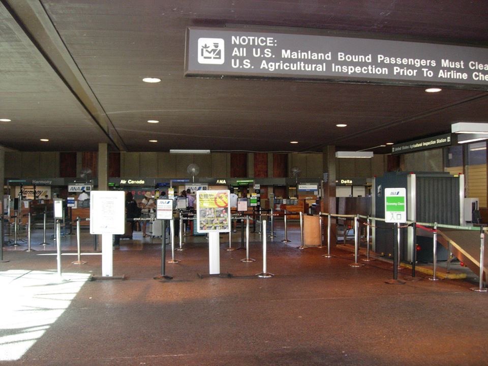 HawaiiloverRie's tweet photo. Daniel K. Inouye International Airport②
ダニエルKイノウエ国際空港🛩

三枚目の空港内の写真📷帰国する人たちの列で、この辺りにはラゲッジスケーラーがあります！２３キロまでに詰め込むのがいつも大変💦
#Hawaii #ハワイ #Danielkinouye #ダニエルkイノウエ国際空港 #ハワイの空港 https://t.co/77BttoCrL6