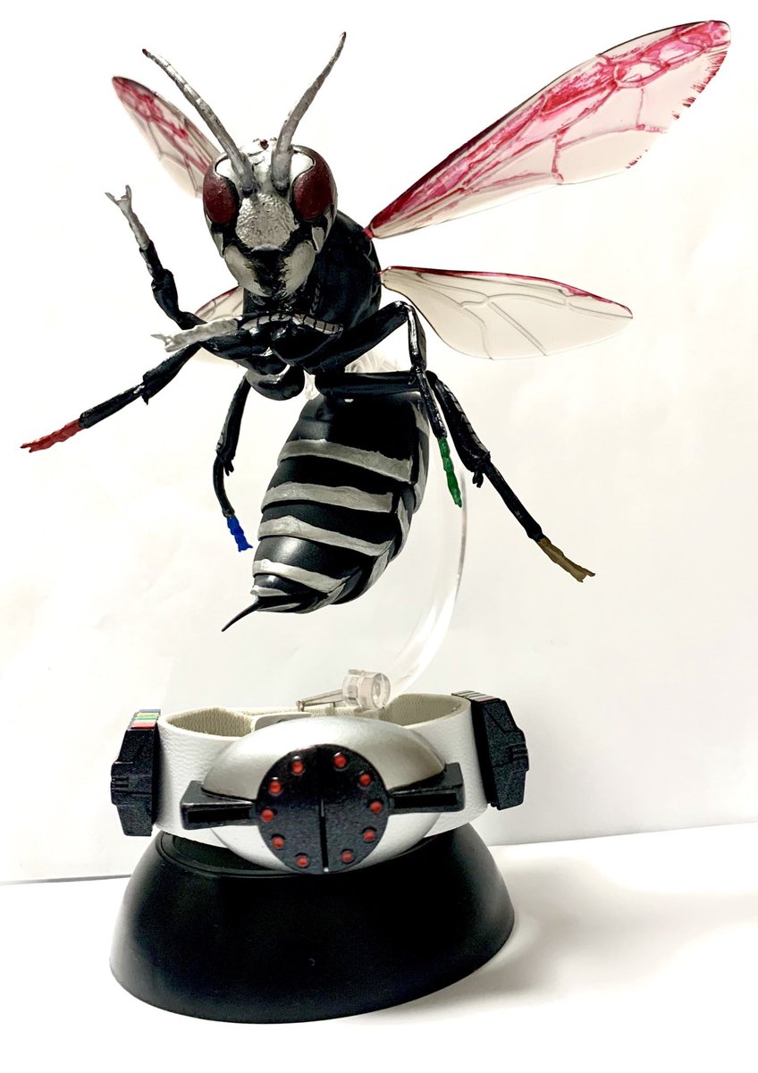 クロスズメバチがダブってしまったので仮面ライダースーパー1 カラーに