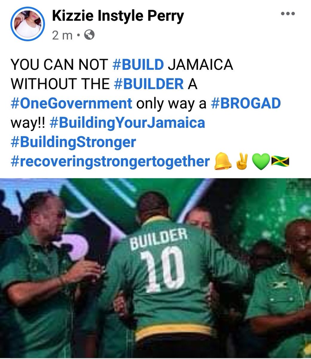 kiz_instyle's tweet photo. One #Builder @AndrewHolnessJM #BuildingStronger #RecoveringStrongerTogether ππβπ―π² https://t.co/OAN1xWffO4