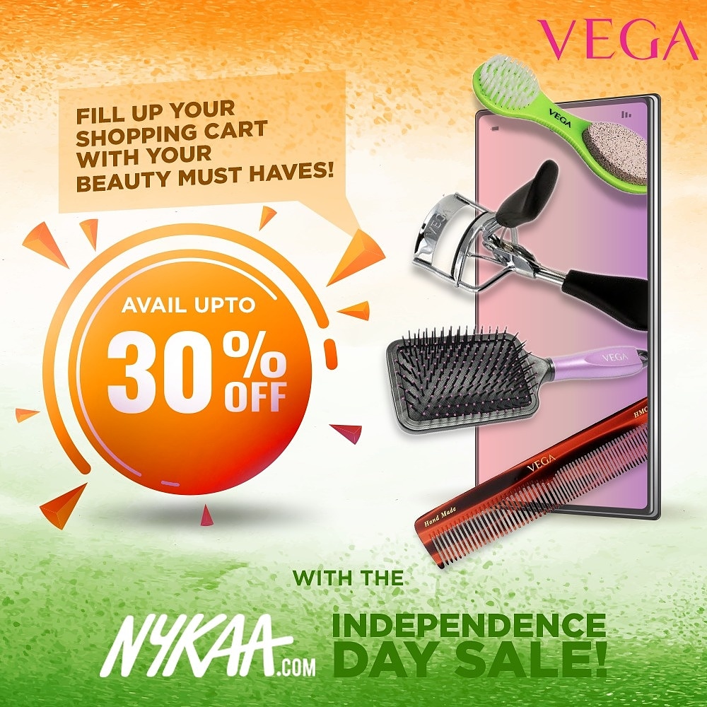 vega_beautycare's tweet photo. Reminder: You have the freedom to shop until you drop!💸
Our DIY Beauty Care range is now available at a jaw-dropping deal of upto 30% off on @MyNykaa Independence Day Sale!
Shop here: https://t.co/XbobaBEY2U
#BeVega #NykaaSale #BeAatmanirbhar #GroomingAtHome #GroomingEssentials https://t.co/JEde1NRhOO