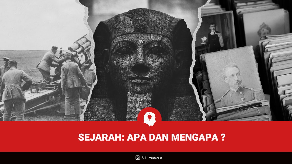 Kalau ngomongin sejarah atau belajar sejarah, apa sih yang ada dipikiran orang-orang? Kuno? Masa lalu? Ngapalin tahun? gak bisa move on?Sebetulnya, memahami sejarah sangat berguna, lho! Apa itu sejarah dan mengapa kita harus mempelajarinya?A thread!