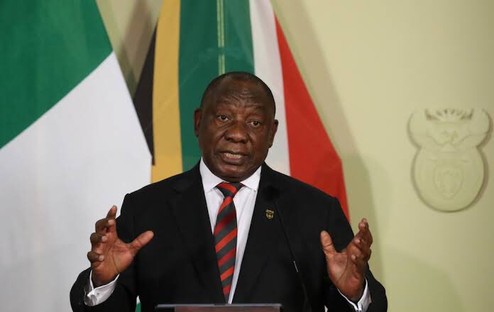 eNCA's tweet photo. JUST IN: President Cyril Ramaphosa will address the nation tonight at 8pm on developments in SA’s risk-adjusted strategy to manage the spread of COVID-19. Will be live on #DStv403 and https://t.co/srSwp4H5Hm https://t.co/fqlCEsoP6G