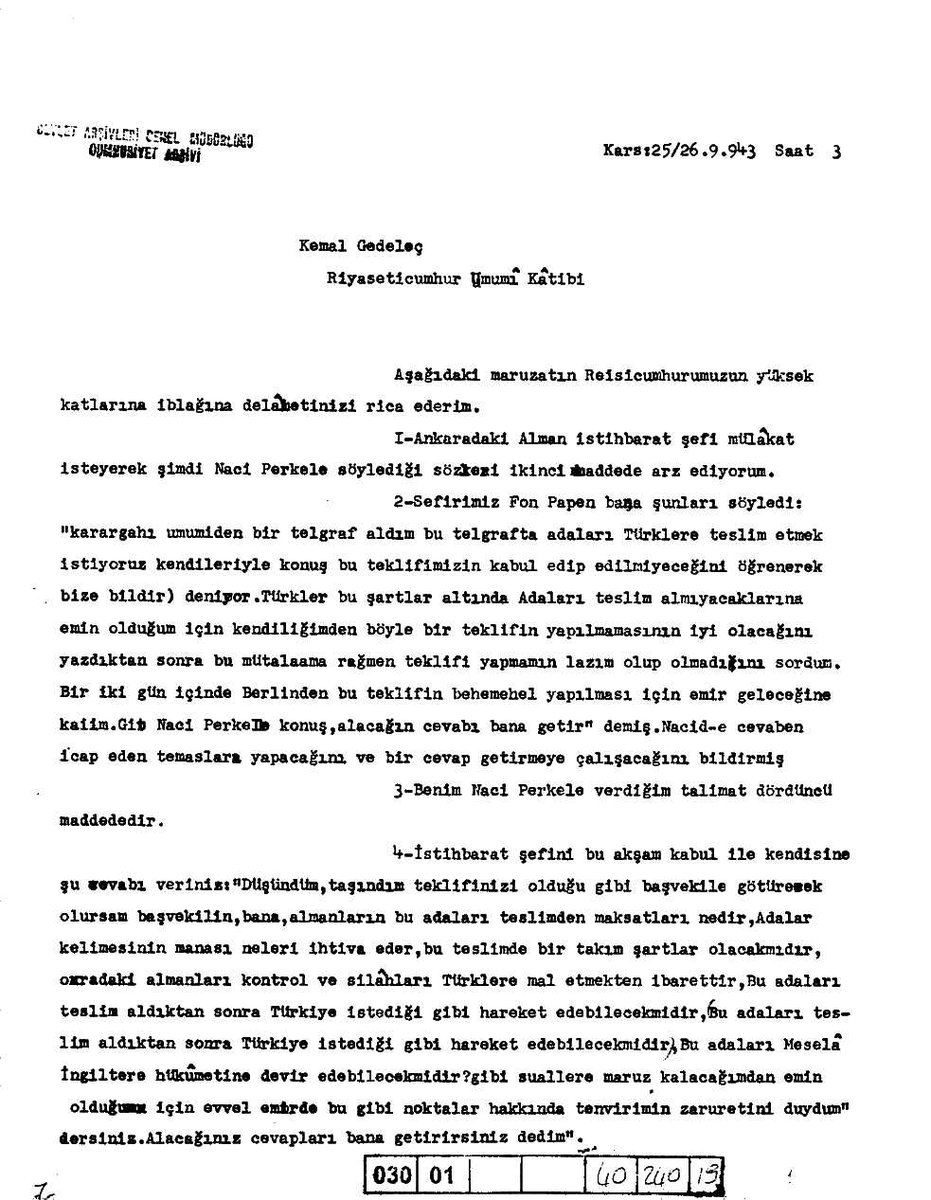 12 adanın teklif edilmesi oldukça karışık bir mesele. Sayın  @muhammetsafi'nin bugün paylaştığı vesikanın bir kopyası uzun süredir (eski adıyla) Başbakanlık Cumhuriyet Arşivi'nde kullanıma açık. Referans numarası: BCA 030.01...40/240/19.  https://twitter.com/muhammetsafi/status/1294251925915959302