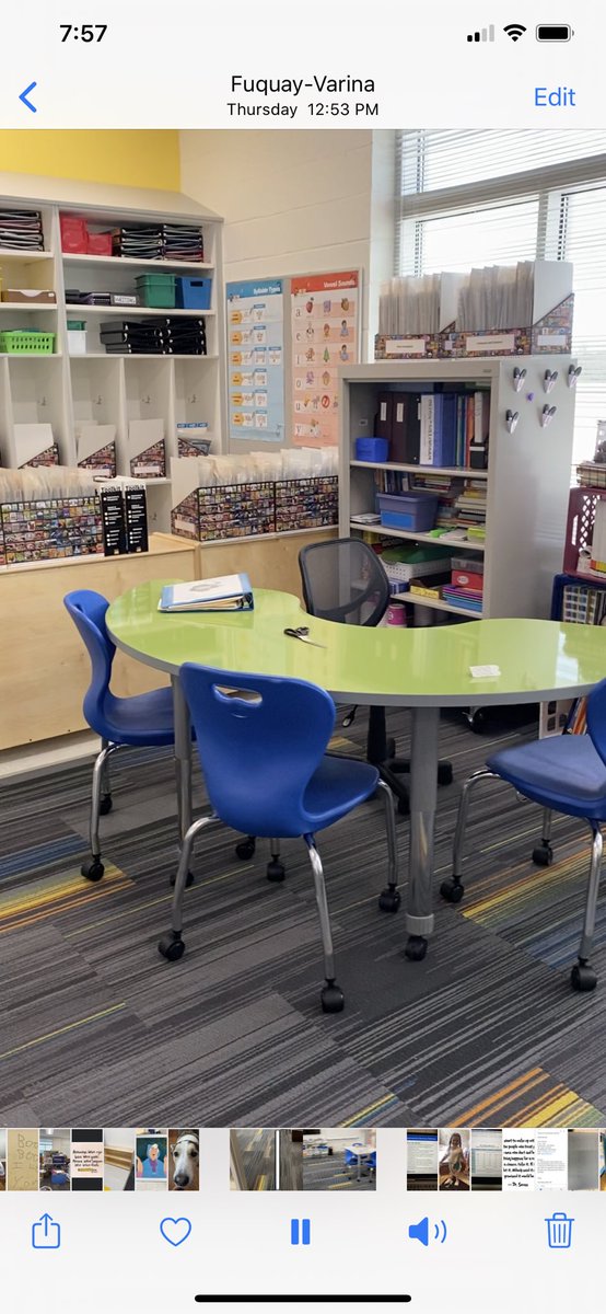 TracyTrey326's tweet photo. New space set up and ready for Virtual Learning @SouthLakesEl1.  Excited to meet our Sea Turtle families! https://t.co/sZ2M1dcjTu