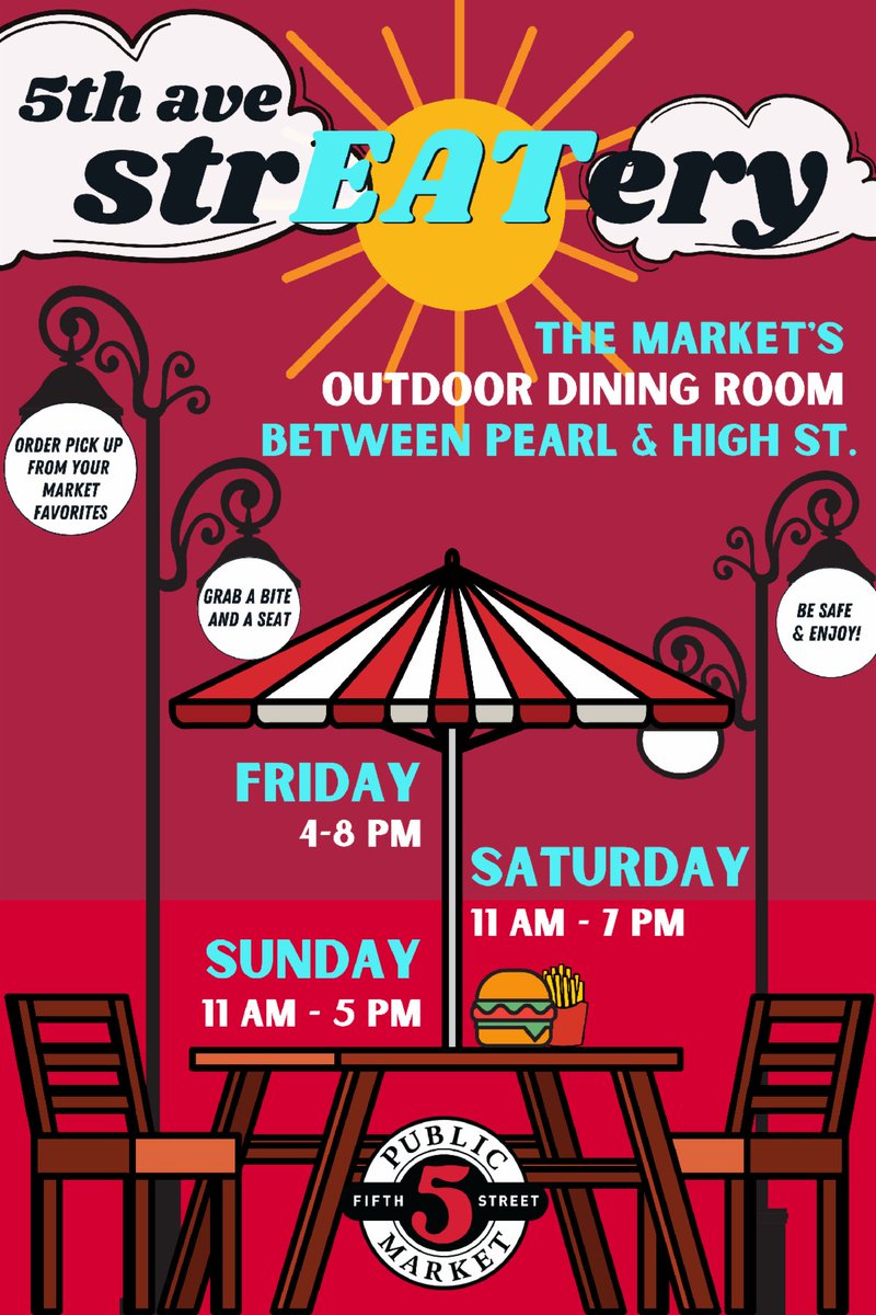 J. Scott Cellars on 5th &amp; "Streatery" today! conta.cc/3afotLv