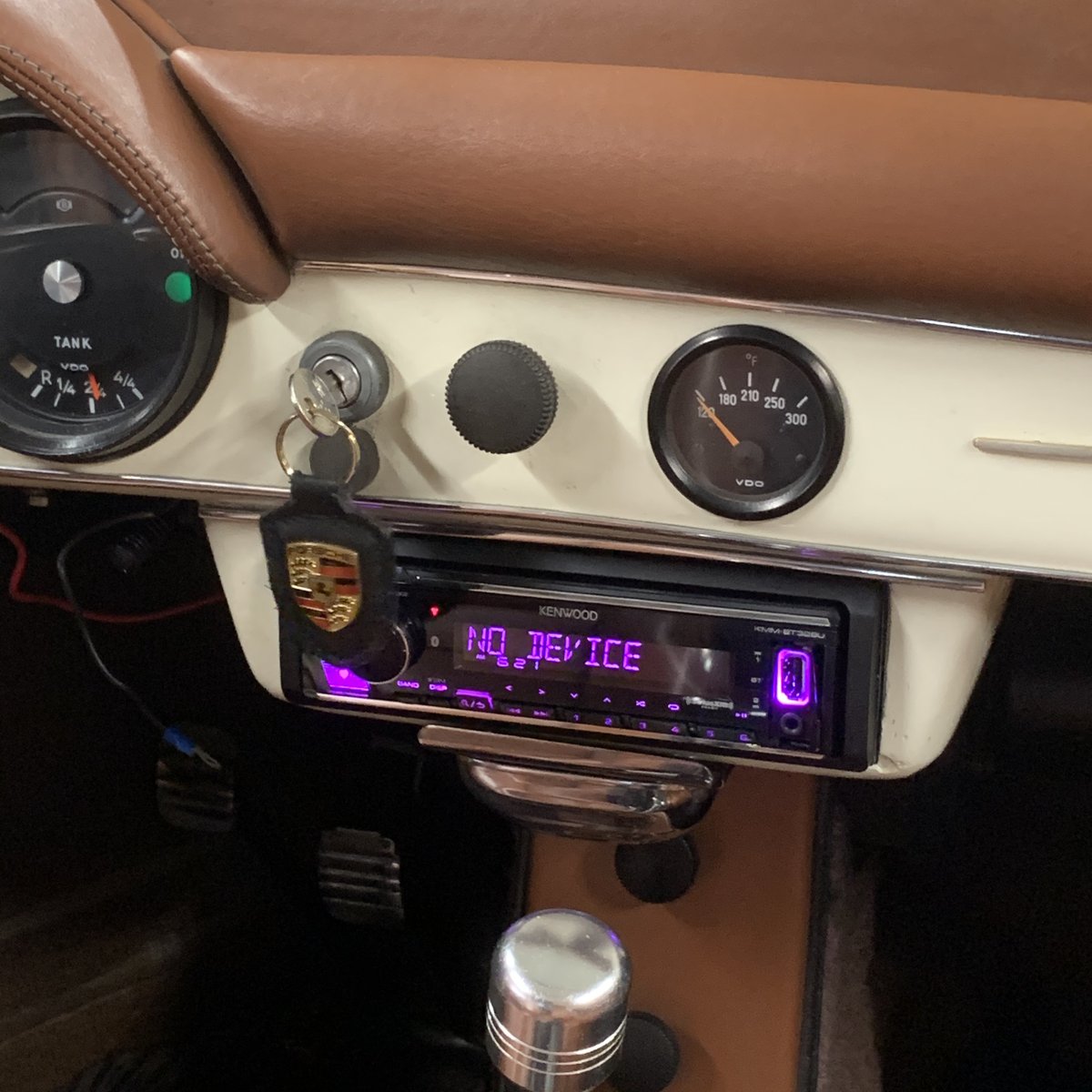 shopehr's tweet photo. 😎 1956 #Porsche roadster featuring #Kaption 6.5” components, #Kenwood single din radio and a #CerwinVega B52 2ch amp! #ShopLocal #Nice #Ehr #HamOnt https://t.co/dBWo3m4UBa