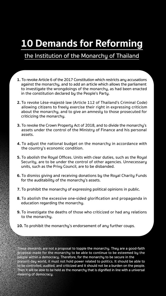 please read here for more information🙏
freedomforthai-en.carrd.co

#WhatsHappeningInThailand