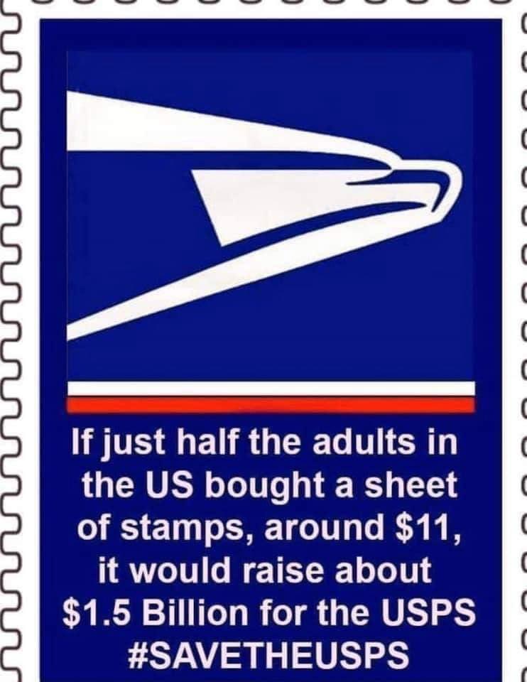 If you text USPS to 50409 they will send letters to your senators and representative in support of the postal service. It literally takes under a minute. Help save our democracy. 
Thank you #Anewpathforward #vote #AllenEllisonforCongress #DemCastFL #wtpfla #SupportUSPS
