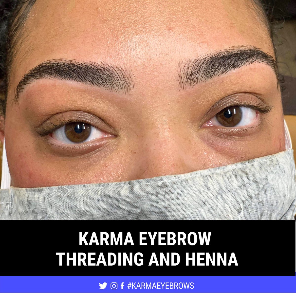 Many prefer threading for shaping their eyebrows because the technique is so precise.✅😷
•
•
•
➡️Salon Plaza Lanham
➡️Salon Plaza Clinton 
•
•
•
#karmaeyebrows #karmaeyebrowthreading #eyebrows #brows #specialist #artofthreading #threading #dmvbeauty #salonplaza #lanham
