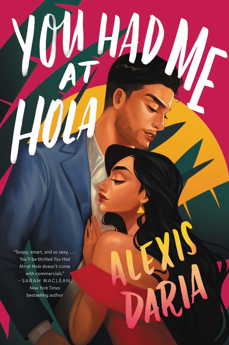 YOU HAD ME AT HOLA by  @alexisdaria is a fun, big-hearted, sexy story about two actors looking to take their careers to the next level. But will their undeniable chemistry off screen be a distraction? https://www.schulerbooks.com/book/9780062959928