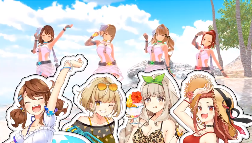 「はい!!かわいい!!!最高!!!!
#まりなすの夏 」|葉月ナツ🍋のイラスト
