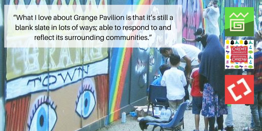 The  #GrangetownArtParty is a new initiative to help put Grangetown on the culture map as a centre for arts and creativity   https://grangepavilion.wales/grangetown-art-party/Artist and Board Member Deborah Aguirre Jones is also involved and she spoke of the creative potential of Grange Pavilion: