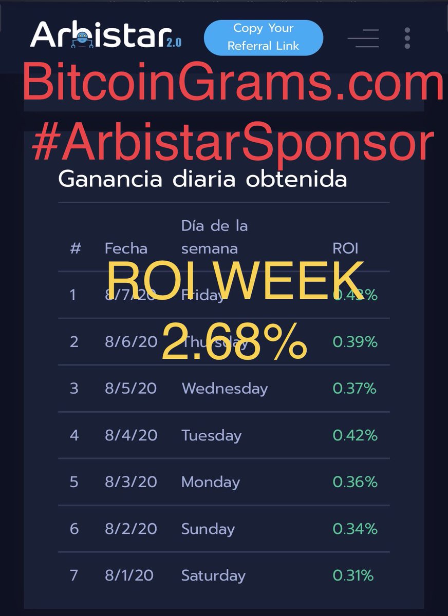BitcoinGrams's tweet photo. ‼️ #Arbistar SE PRIVATIZA EL 1 DE ENERO‼️
✅Registro:
🔗 https://t.co/vg9DS8YSX4
#criptomonedas #etoro #IngresosPasivos #cryptonews #inversión #arbitraje #emprendedores #arbistarsponsor #invertir #blockchain #BitcoinGrams #networkmarketing #bitcoin #emprender #buybitcoin https://t.co/PPbOeh0utR