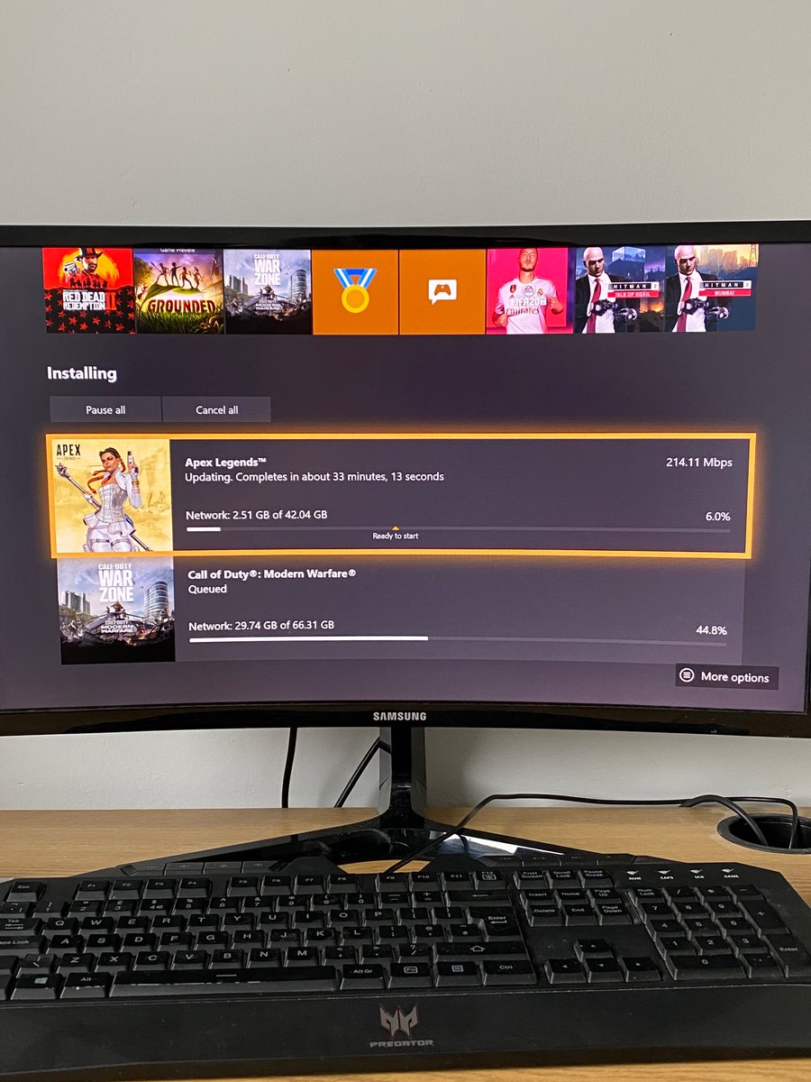 luukeemiller's tweet image. The difference...... clearly not my internet #codupdate #cod2020 #warzone