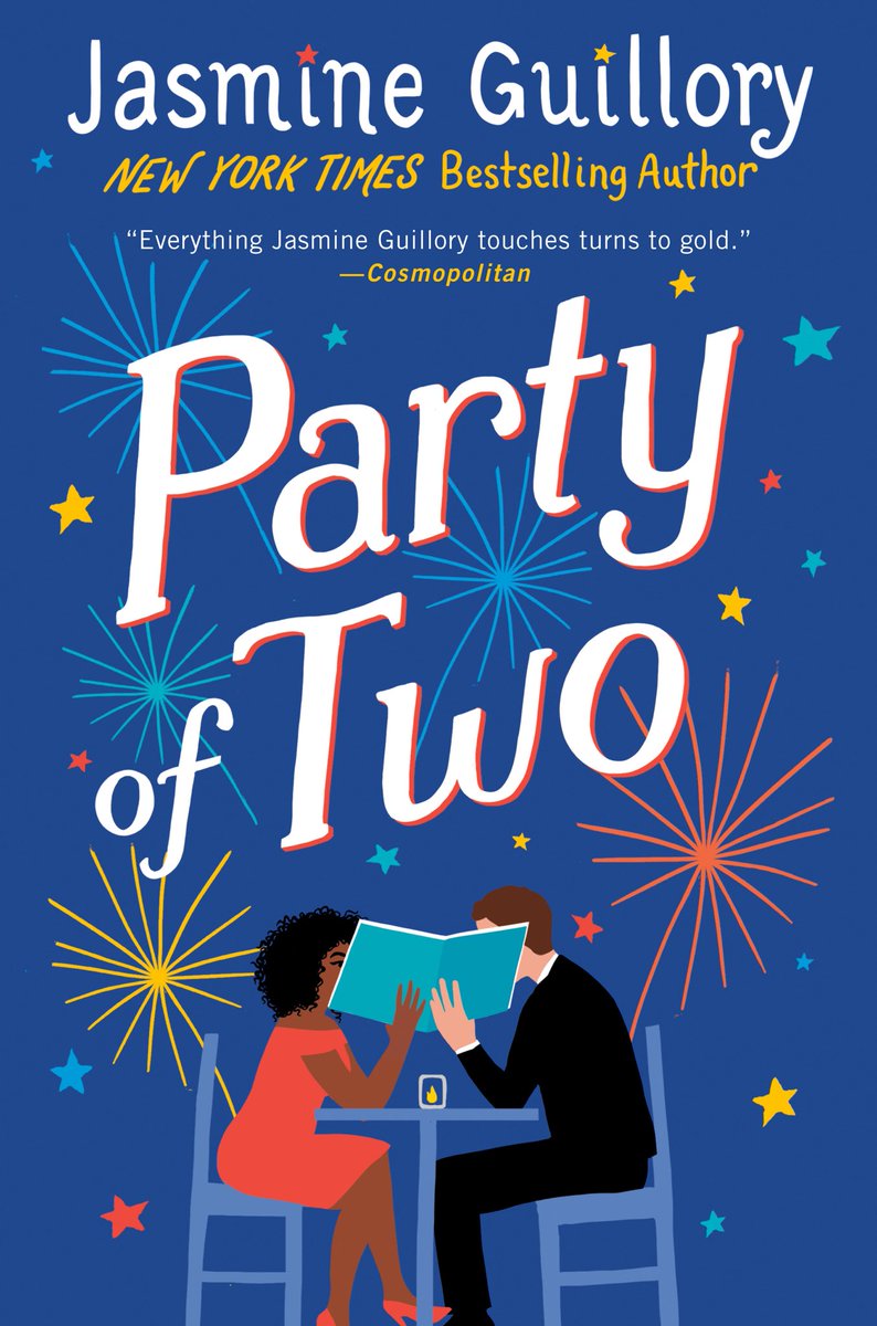 PARTY OF TWO by  @thebestjasmine is, hands down, my favorite book of hers, and Olivia and Max are perfection! Their conversations about dessert are A+ and so is their romance. Perfect blend of sexy and sweet, this book is a knockout. https://www.eastcitybookshop.com/book/9780593100820