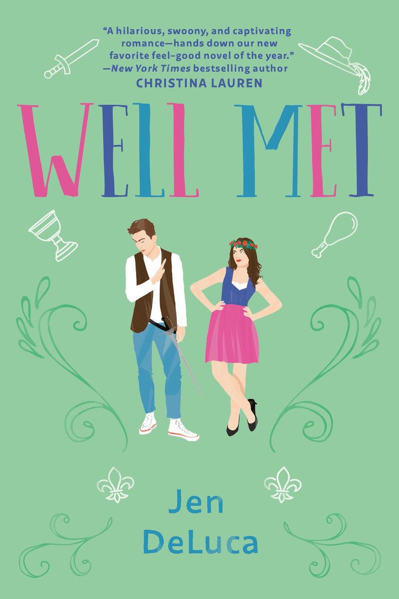 WELL MET by  @jaydee_ell is set during a Renaissance Faire, and it's as delightful and fun as it sounds! This hate-to-love rom com is such a feel good story with a grumpy hero! Be sure to look out for the next book, WELL PLAYED! https://www.onemorepagebooks.com/book/9781984805386