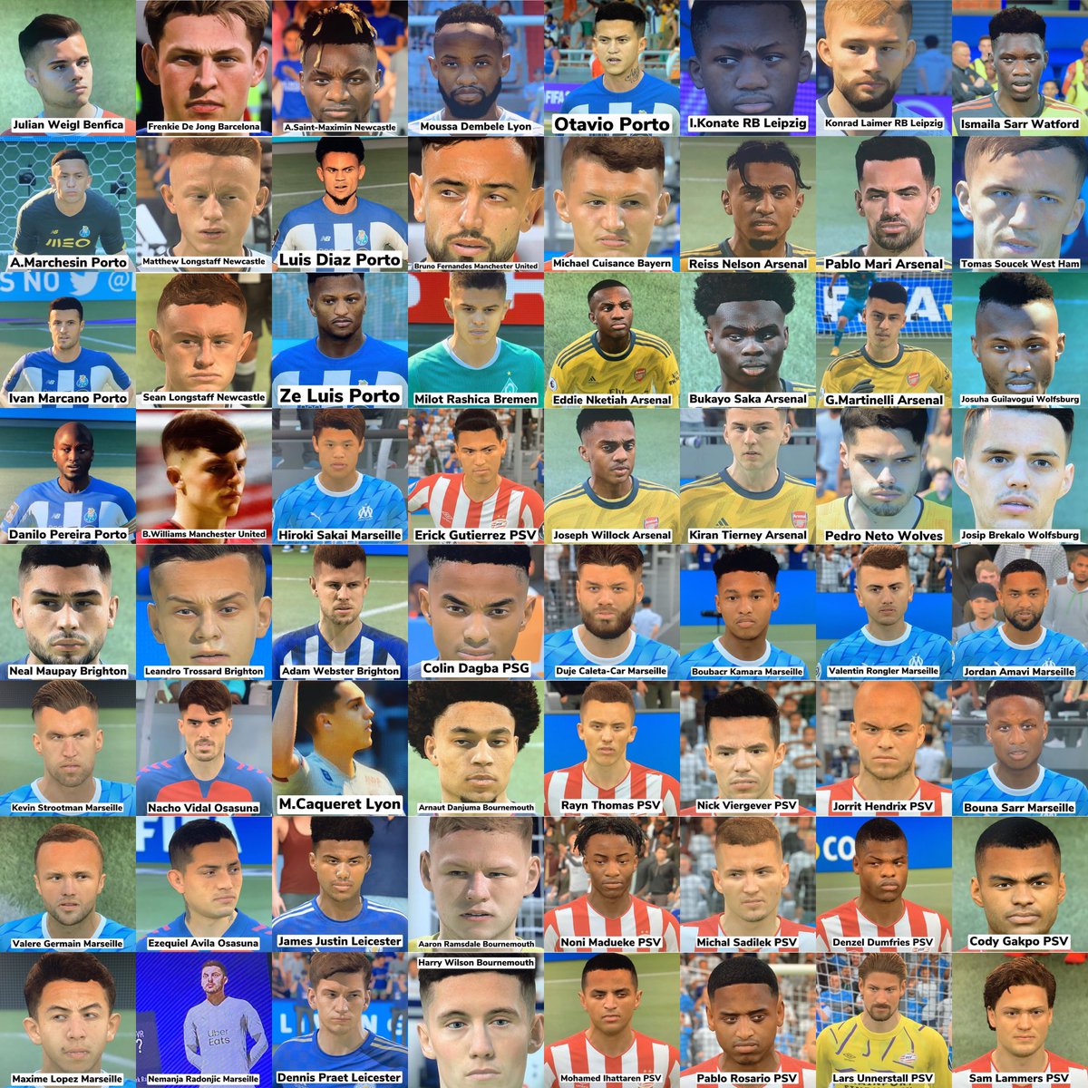 Fifacmtips On Twitter All New Fifa21 Gamefaces A List Of All The New Gamefaces From The Fifa 21 Beta With Hopefully Many More To Come When The Full Game Gets Released