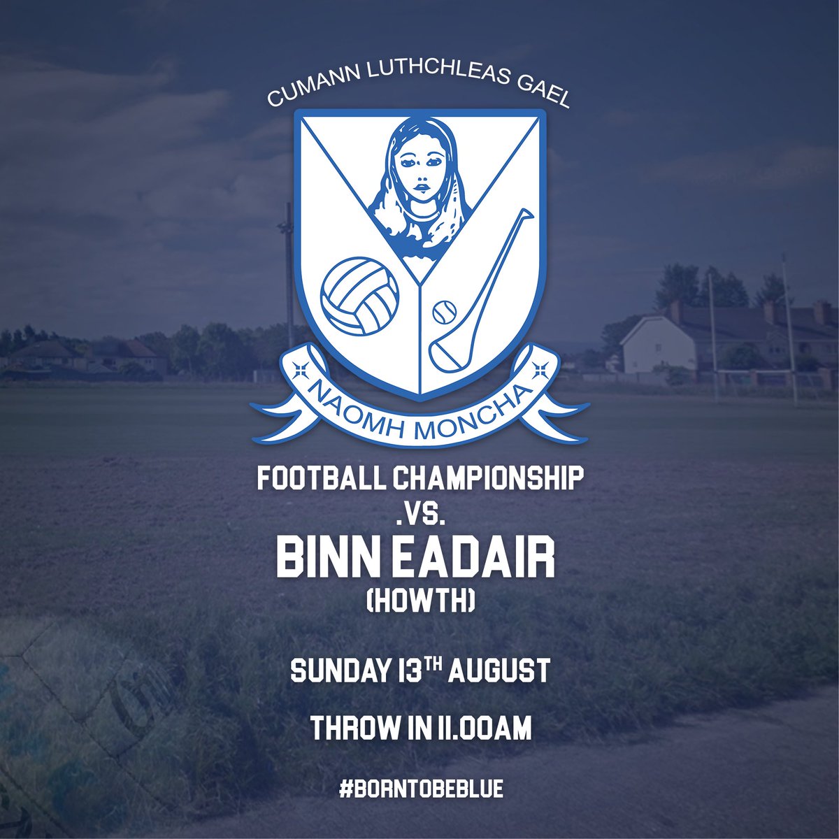 Our Men’s team take on Binn Eadair away tomorrow morning in the final group game of football championship. A win will see the lads progress to the Quarter Final.
Throw in is at 11am out in Howth, 
Come give that lads your support!🏐💙
#borntobeblue