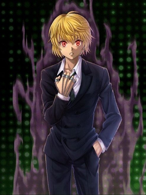 there's something about kurapika's angel face and a suit that makes my heart skip beats