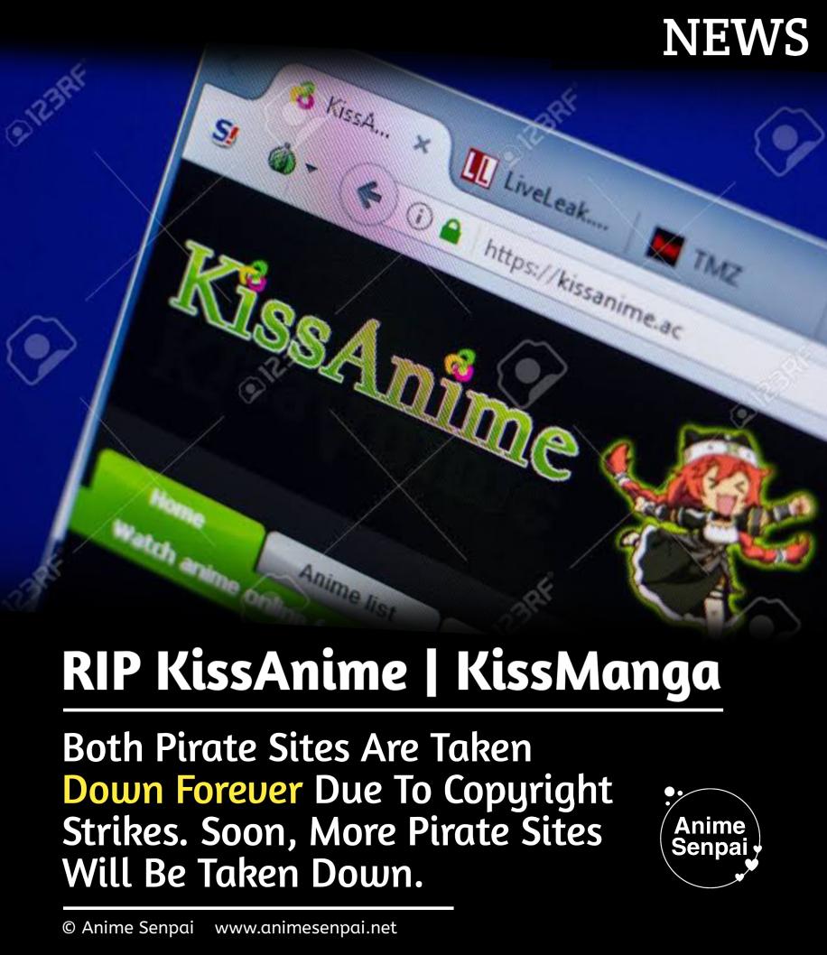 on X: ok now that kissanime is closing down permanently i would