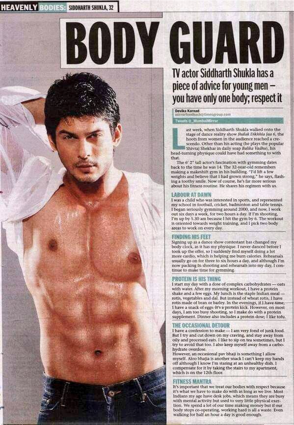 You have only one body respect it.            :  @sidharth_shukla  #SidharthShukla  #SidHearts
