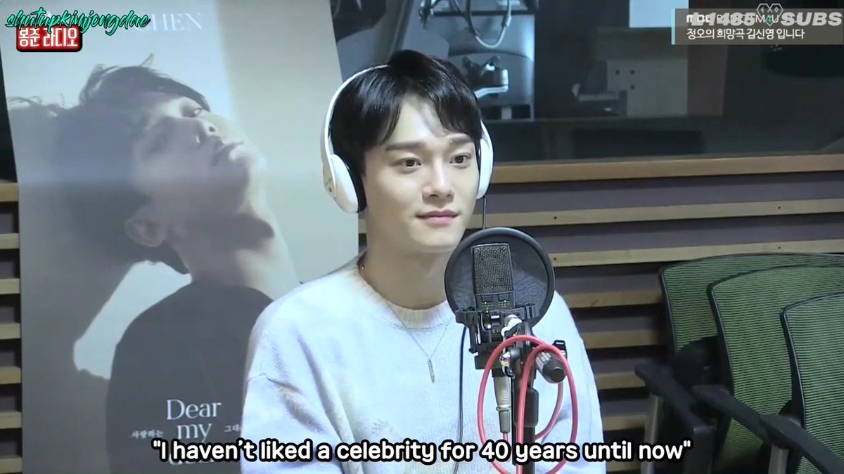 A 40 years old man who never liked celebrities fell for Chen, and even bought his album 