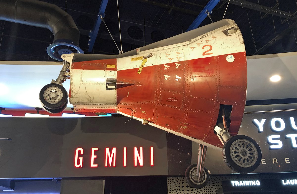 This TTV, one of only two built, was flown by test pilot, Jack Swigert, who was "considered both brave and a little crazy for being willing to fly it." - the skill and bravery he showed testing the TTV led to his astronaut selection and later flight on the ill-fated Apollo 13.