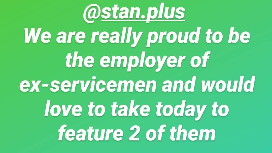 StanPlusTech's tweet image. Hiring ex-servicemen is one of the best decisions we&apos;ve taken as we built out the team at @StanPlusTech #HappyIndependenceDay