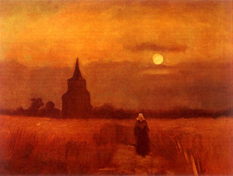 the old tower in the fields, 1884