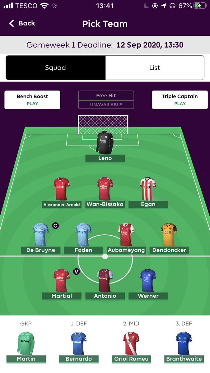 16Samcarter's tweet photo. @OfficialFPL Thoughts? https://t.co/3KSdidmnIp
