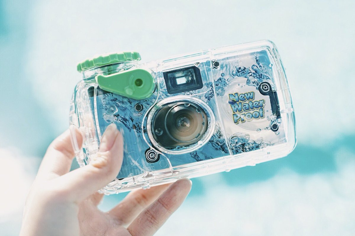 白 フリル付 【新品・未使用】フジカラー 写ルンです ウォーター