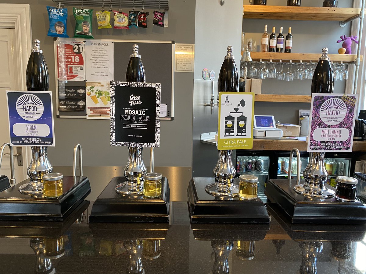 Mold Alehouse (@moldalehouse) on Twitter photo Saturday’s cask ale from 2pm to 6pm -
Storm - <a href="/hafodbrewery/">Hafod Brewing Co Ltd</a>
Mosaic Pale - <a href="/greytreesbrewer/">Grey Trees Ind Craft Brewers</a>
Citra Pale - <a href="/northridingbrew/">northridingbrewery</a>
Moel Famau Brewers Reserve - <a href="/hafodbrewery/">Hafod Brewing Co Ltd</a> Saturday’s cask ale from 2pm to 6pm -
Storm - <a href="/hafodbrewery/">Hafod Brewing Co Ltd</a>
Mosaic Pale - <a href="/greytreesbrewer/">Grey Trees Ind Craft Brewers</a>
Citra Pale - <a href="/northridingbrew/">northridingbrewery</a>
Moel Famau Brewers Reserve - <a href="/hafodbrewery/">Hafod Brewing Co Ltd</a>