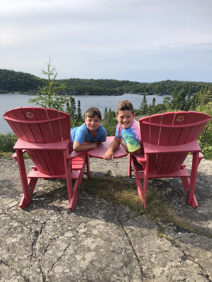 Hattie Cove paddle ✅ 
Horseshoe Bay swim ✅ 
Found the <a href="/ParksCanada/">Parks Canada</a> Red Chairs ✅ 

Thank you, <a href="/PukaskwaNP/">Pukaskwa NP</a>.  #ShareTheChair
