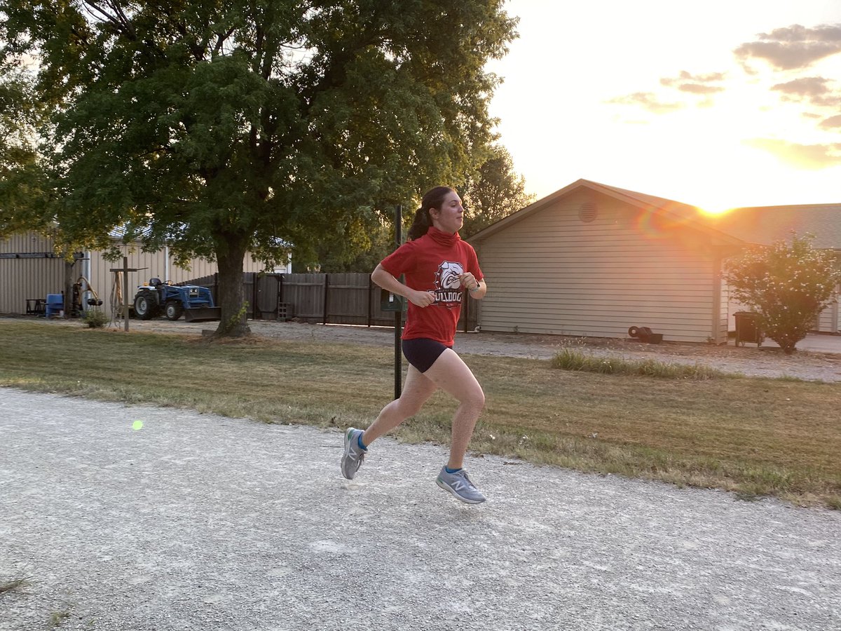 MAC_Bulldogs's tweet photo. Beautiful morning at Meadowlark Trail for the first @McPherson_XCTF practice of the season! #BulldogPride https://t.co/C9hsu7F9kT