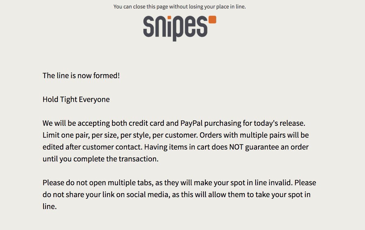 Line now formed via Snipes as well
bit.ly/3iMY8Yn

#ad