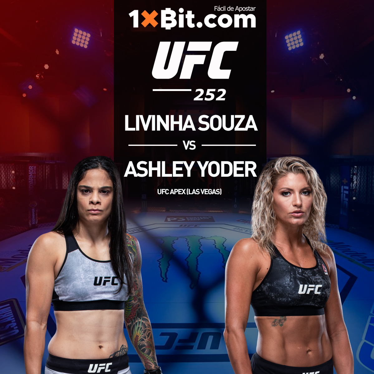 1xbit_pt's tweet image. bit.ly/340o5iR
#UFC252: #AshleyYoder x #LivinhaSouza
Evento está marcado para este sábado, dia 15, em Las Vegas, nos Estados Unidos.
#1xbit #ufc #Yoder #Souza